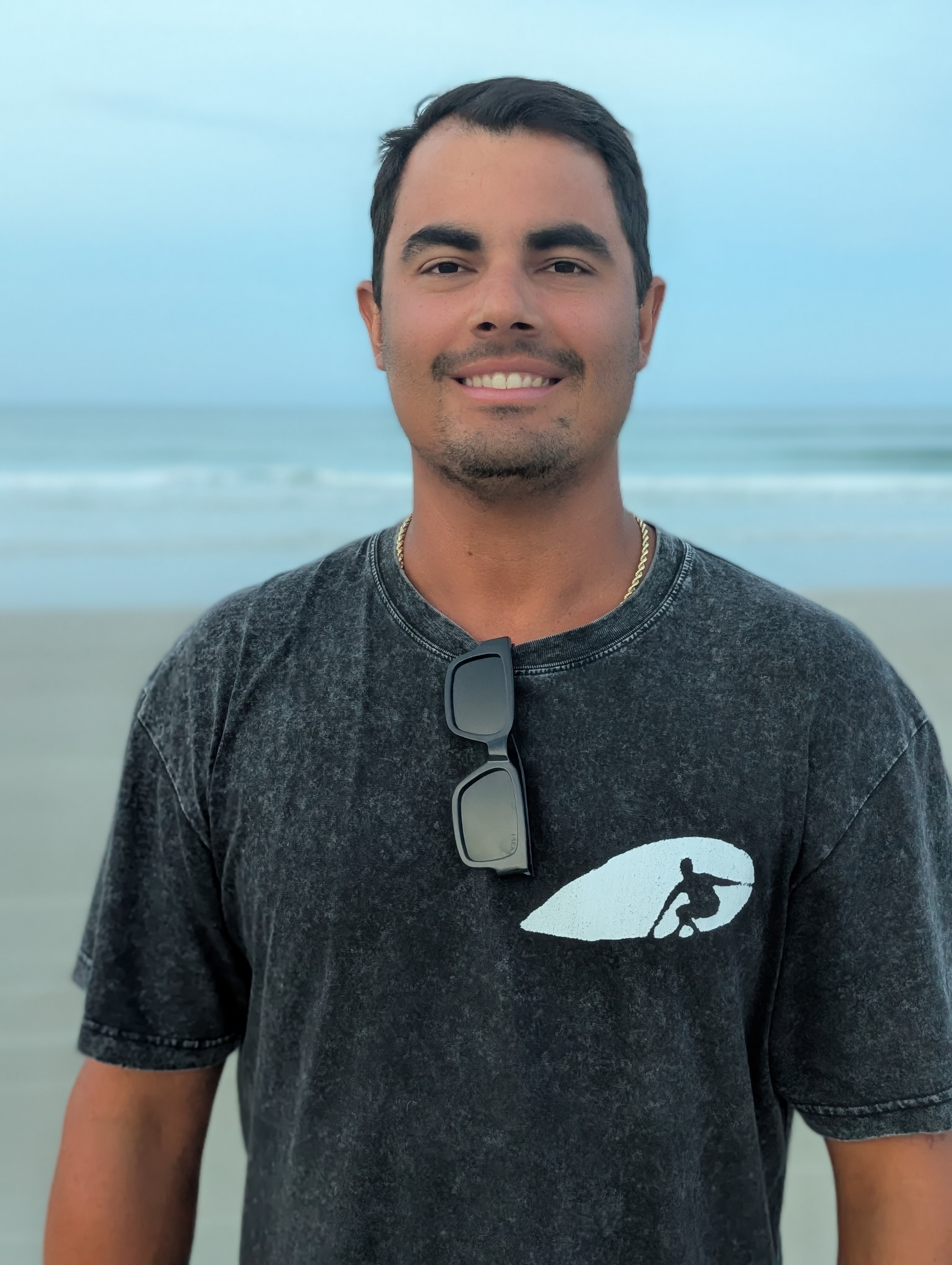 Riptide Exterior Solutions owner at the beach